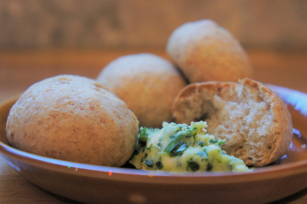 Wholemeal Dough Balls with Wild Garlic Butter