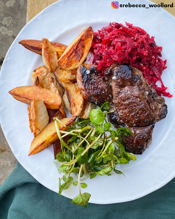 Chargrilled Venison Steaks