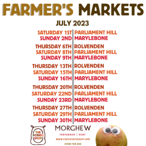 Farmer's Markets July 2023 The Potato Shop