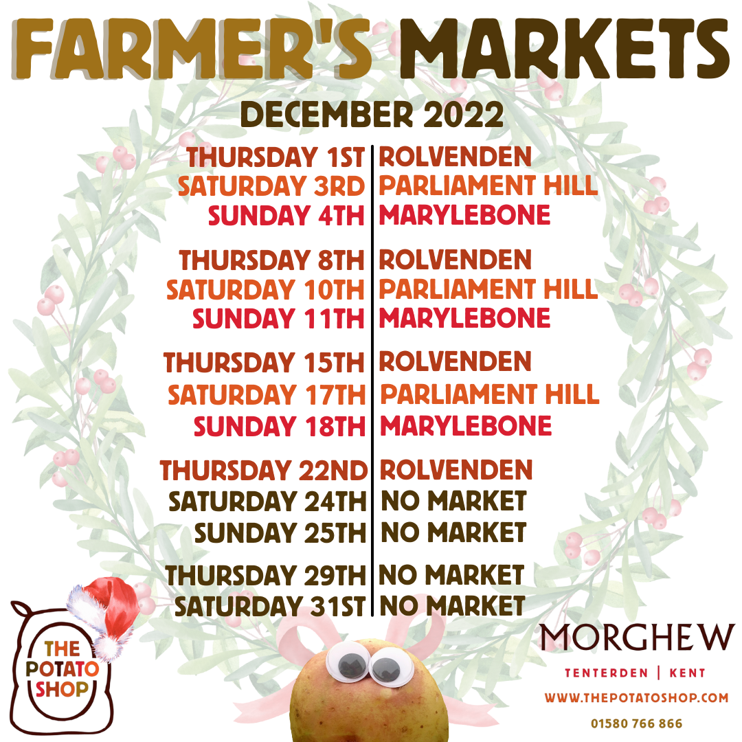 Farmer's Markets December 2022 The Potato Shop