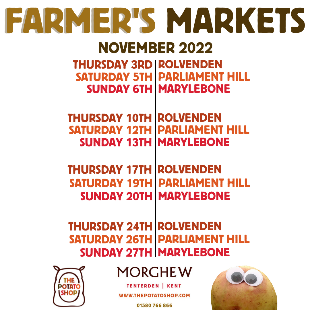 Farmer's Markets November 2022 The Potato Shop